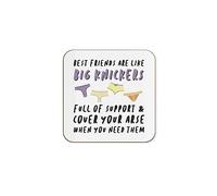 The Victorian Printing Co - Best Friends Are Like Big Knickers - Funny Friendship Single Coaster