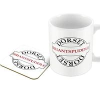 The Victorian Printing Co - Briantspuddle - Dorset Place Name - Mug and Coaster Set