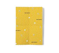 The Victorian Printing Co - Buzz Buzz Honeycomb - Large Bee Wrapping Paper, 1