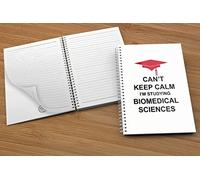 The Victorian Printing Co - Can't Keep Calm I'm Studying Biomedical Sciences - Notebook