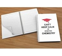 The Victorian Printing Co - Can't Keep Calm I'm Studying Chemistry - Notebook