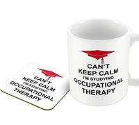 The Victorian Printing Co - Can't Keep Calm I'm Studying Occupational Therapy - Mug and Coaster Set
