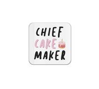 The Victorian Printing Co - Chief Cake Maker - Baking Single Coaster