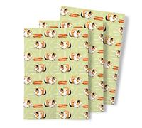 The Victorian Printing Co - Eat. Poop. Wheek. Repeat - Funny Large Guinea Pig Wrapping Paper, 3