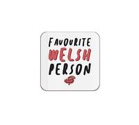 The Victorian Printing Co - Favourite Welsh Person - Funny Single Coaster