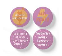 The Victorian Printing Co - Girl Power Coaster Set - Funny Birthday Gift