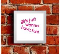 The Victorian Printing Co - Girls Just Wanna Have Fun - White