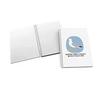 The Victorian Printing Co - Happier Than A Seagull With A Stolen Chip - Illustrated Notebook