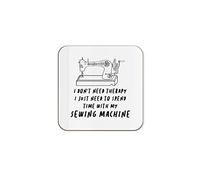 The Victorian Printing Co - I Just Want My Sewing Machine - Birthday Single Coaster