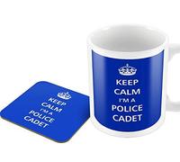 The Victorian Printing Co - Keep Calm - I'm A Police Cadet - Mug and Coaster Set