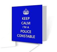 The Victorian Printing Co - Keep Calm - I'm A Police Constable - Square Greeting Card