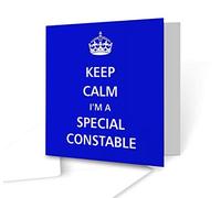 The Victorian Printing Co - Keep Calm - I'm A Special Constable - Square Greeting Card