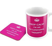 The Victorian Printing Co - Keep Calm - I'm an Occupational Therapist - Mug and Coaster Set