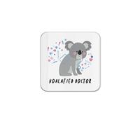 The Victorian Printing Co - Koalafied Doctor - Funny Occupation Student Graduation Single Coaster
