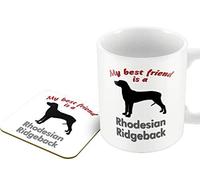 The Victorian Printing Co - My Best Friend is a Rhodesian Ridgeback - Mug and Coaster Set