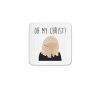 The Victorian Printing Co - Oh My Christ! - Funny Television Show Single Coaster