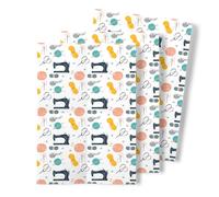 The Victorian Printing Co - Sew Little Time - Craft Haberdashery Medium Wrapping Paper, 3