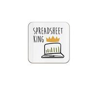 The Victorian Printing Co - Spreadsheet King - Colleague Single Coaster