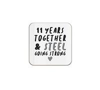 The Victorian Printing Co - Steel Going Strong - 11th Anniversary Single Coaster
