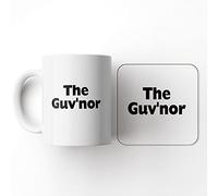 The Victorian Printing Co - The Guv'Nor - Mug and Coaster Set, Ceramic, 11 fl. oz.