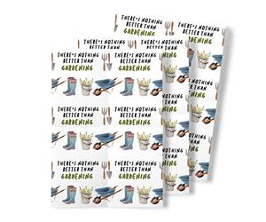 The Victorian Printing Co - There's Nothing Better Than Gardening - Medium Wrapping Paper, 3
