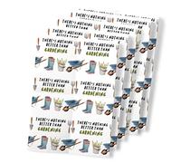 The Victorian Printing Co - There's Nothing Better Than Gardening - Medium Wrapping Paper, 5