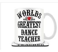 The Victorian Printing Co - World's Greatest Dance Teacher - Mug & Coaster
