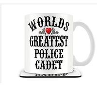 The Victorian Printing Co - World's Greatest Police Cadet - Mug & Coaster