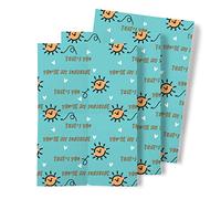 The Victorian Printing Co - You're My Sunshine - Large Valentines Wrapping Paper, 3
