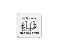 The Victorian Printing Co - Zero Flux Given - Funny Science Single Coaster