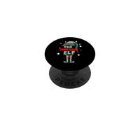 The Video Game Elf Christmas Pajama - Video Game Matching PopSockets Adhesive PopGrip