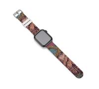 The Viking Warrior And Wolf Silicone Watch Band | Compatible with IWatch Waterproof Soft Replacement Strap