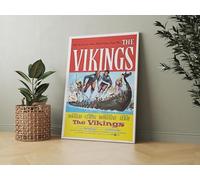 The Vikings 1958 Retro-Classic Movie Canvas Wall Art Image Home Decor Artworks Ready To Hang Canvas Different Sizes
