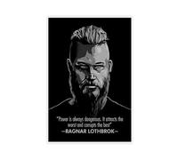 The Vikings Movie Posters Ragnar Lothbrok Motivational Quote 2 Canvas Poster Bedroom Decor Landscape Office Room Decor Gift 08x12inch(20x30cm)