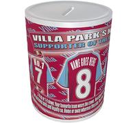 The Villa Personalised Football Shirt Ceramic Money Box Team-Aston Gift
