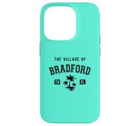 The Village of Bradford Classic Style Palm Trees Design Case for iPhone 14 Pro