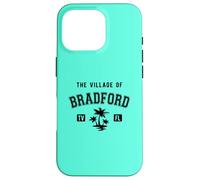The Village of Bradford Classic Style Palm Trees Design Case for iPhone 16 Pro
