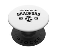 The Village of Bradford Classic Style Palm Trees Design PopSockets Adhesive PopGrip