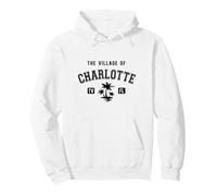 The Village of Charlotte Classic Style Palm Trees Design Pullover Hoodie