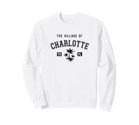 The Village of Charlotte Classic Style Palm Trees Design Sweatshirt