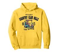 The Village of Country Club Hills Golf Cart Design Pullover Hoodie