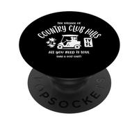 The Village of Country Club Hills TV FL Golf Cart Design PopSockets Adhesive PopGrip