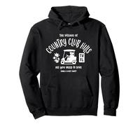 The Village of Country Club Hills TV FL Golf Cart Design Pullover Hoodie