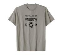 The Village of DeSoto Classic Style Palm Trees Design T-Shirt