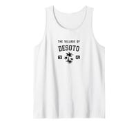 The Village of DeSoto Classic Style Palm Trees Design Tank Top