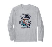 The Village of El Cortez Golf Cart Design Long Sleeve T-Shirt