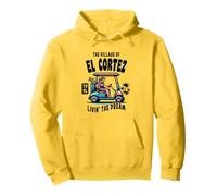 The Village of El Cortez Golf Cart Design Pullover Hoodie