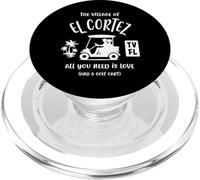 The Village of El Cortez TV FL Golf Cart Design PopSockets PopGrip for MagSafe
