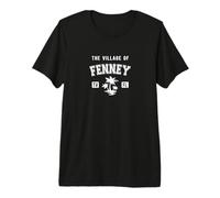 The Village of Fenney Classic Style Palm Trees Design Premium T-Shirt