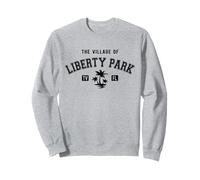 The Village of Liberty Park Classic Style Palm Trees Design Sweatshirt